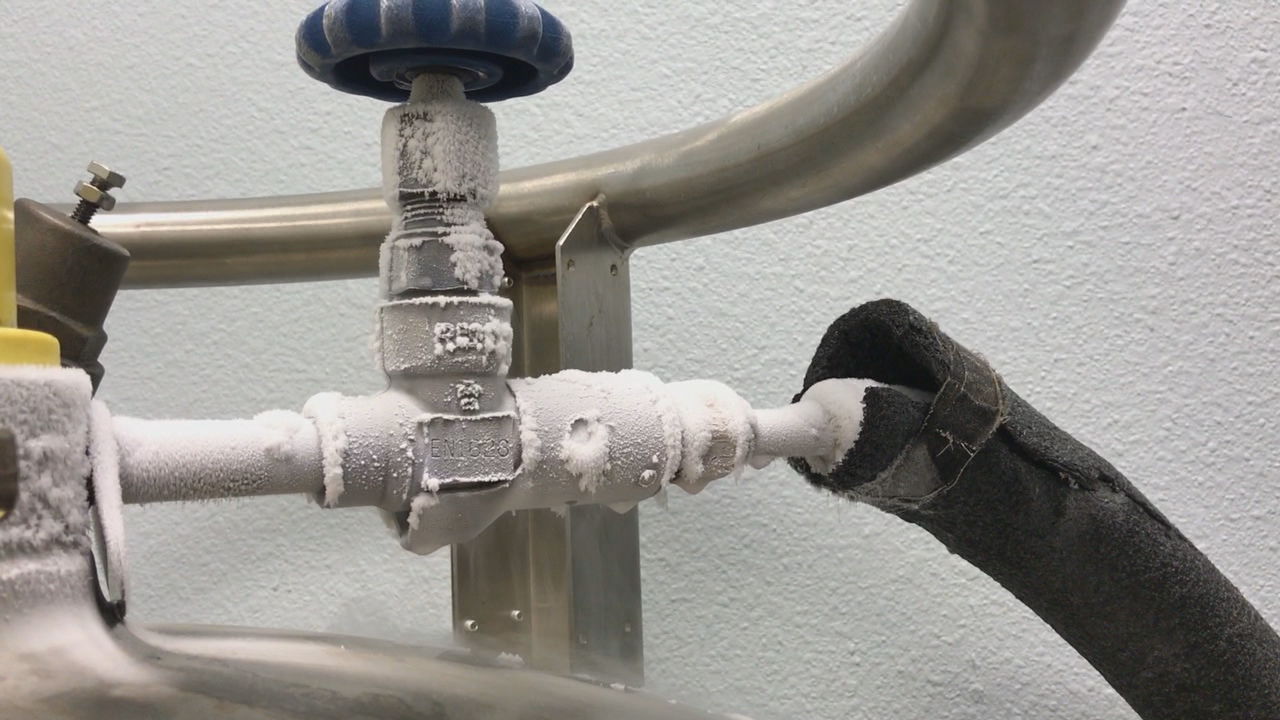 cryo - chilled pipes